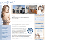 Desktop Screenshot of clinica-belleza.proaesthetic.de